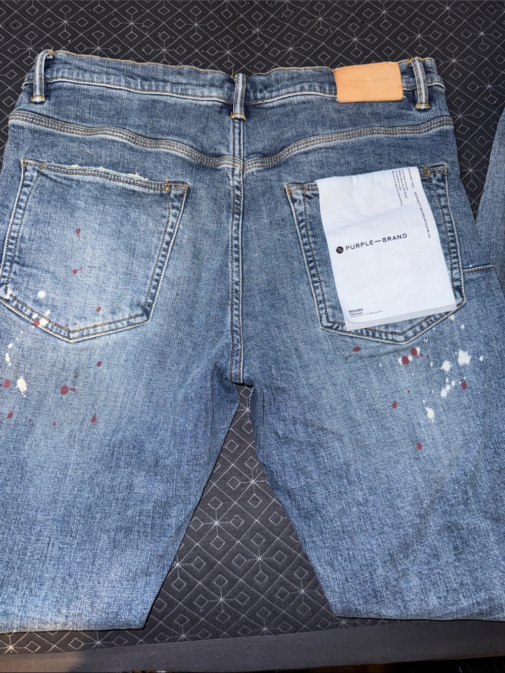 Purple Brand Men's Light Blue Denim Jeans